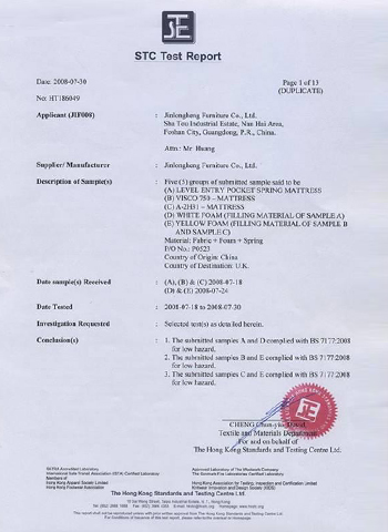 STC Test Report